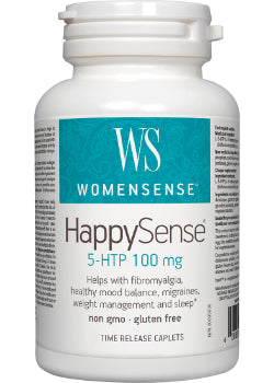 Happysense 5-HTP 100mg - 360 Time Release Caplets + BONUS