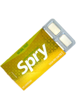 Spry Natural Fruit Gum - 10 Pieces