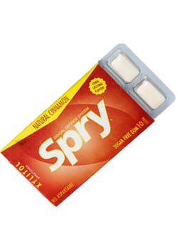 Spry Cinnamon Gum - 10 Pieces