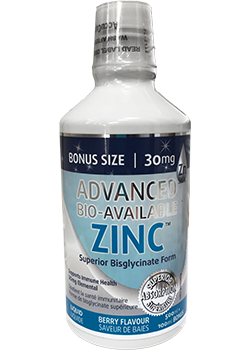 Zinc Bisglycinate 30mg - 600ml + BONUS